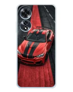 Чехол для OPPO A60 с картинкой «BMW на красной дорожке»
