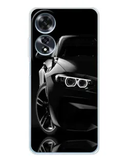 Чехол для OPPO A60 с картинкой «Черная BMW — профиль» Чехол для OPPO A60 с картинкой «Черная BMW — профиль»