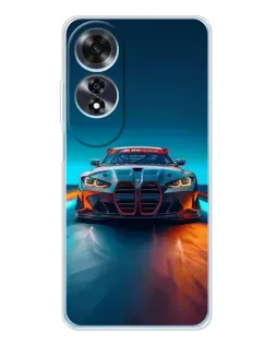 Чехол для OPPO A60 с картинкой «BMW — огни неона» Чехол для OPPO A60 с картинкой «BMW — огни неона»