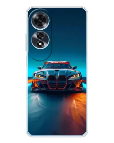 Чохол для OPPO A60 з картинкою «BMW — вогні неону» Чохол для OPPO A60 з картинкою «BMW — вогні неону»