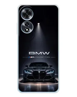 Чехол для OPPO A60 с картинкой «BMW сквозь ночной город» Чехол для OPPO A60 с картинкой «BMW сквозь ночной город»