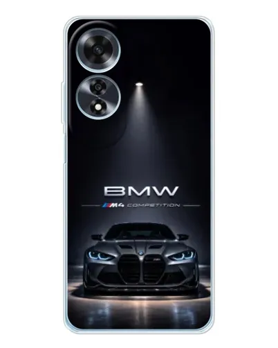 Чохол для OPPO A60 з картинкою «BMW крізь нічне місто» Чохол для OPPO A60 з картинкою «BMW крізь нічне місто»