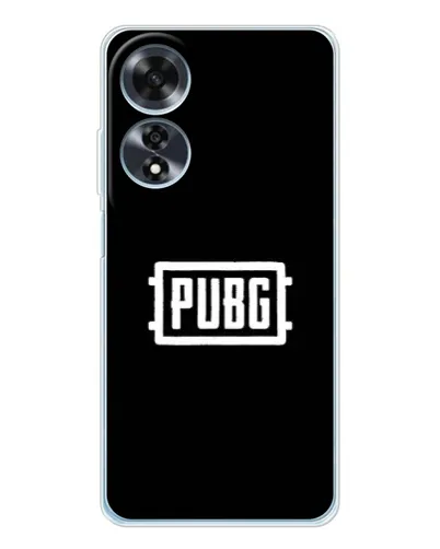 Чехол для OPPO A60 с картинкой «Лого BMW — металлический блеск»