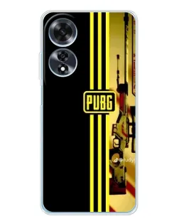 Чехол для OPPO A60 с картинкой «PUBG — камуфляжный шлем»