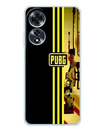Чехол для OPPO A60 с картинкой «PUBG — камуфляжный шлем»