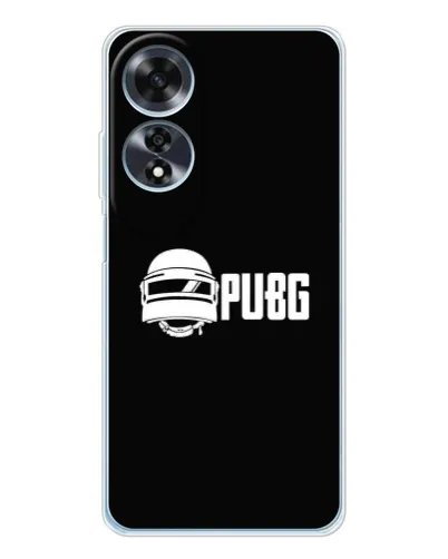 Чехол для OPPO A60 с картинкой «PUBG — классический лого»