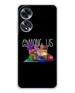 Чехол для OPPO A60 с картинкой «Логотип Among Us» Чехол для OPPO A60 с картинкой «Логотип Among Us»