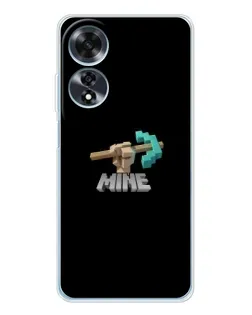 Чехол для OPPO A60 с картинкой «Алмазная кирка»