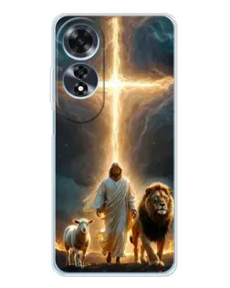 Чохол для OPPO A60 з картинкою «Лев Юди та Світло»