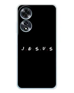 Чохол для OPPO A60 з картинкою «Крапки віри J.E.S.U.S.»