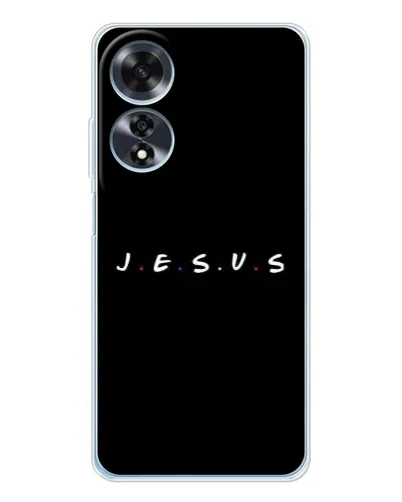 Чохол для OPPO A60 з картинкою «Крапки віри J.E.S.U.S.»