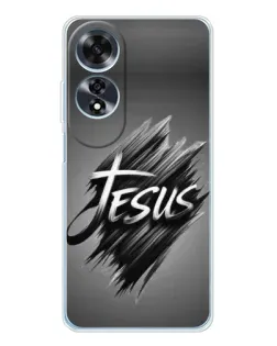 Чохол для OPPO A60 з картинкою «Напис Jesus Graffiti»