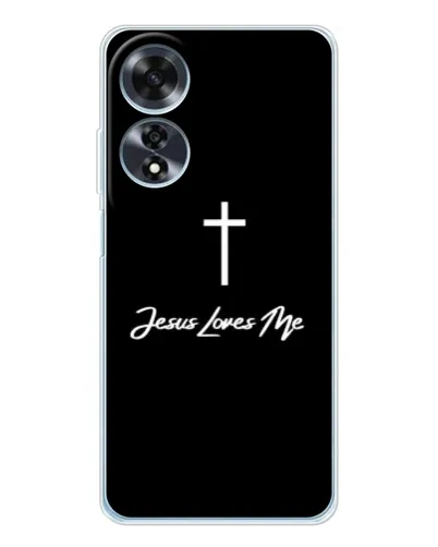 Чохол для OPPO A60 з картинкою «Ісус любить тебе»
