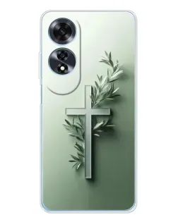 Чехол для OPPO A60 с картинкой «Оливковая ветвь» Чехол для OPPO A60 с картинкой «Оливковая ветвь»