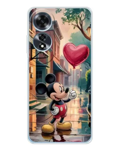 Чехол для OPPO A60 с картинкой «Микки и шарик-сердце» Чехол для OPPO A60 с картинкой «Микки и шарик-сердце»