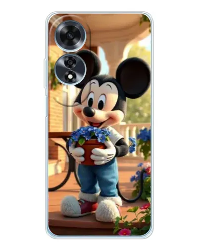 Чехол для OPPO A60 с картинкой «Микки садовод» Чехол для OPPO A60 с картинкой «Микки садовод»