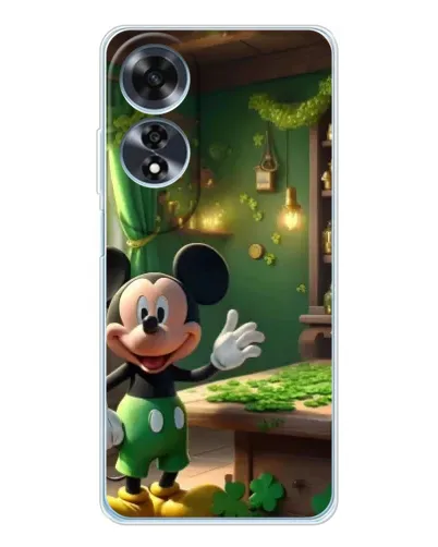 Чехол для OPPO A60 с картинкой «Микки в мастерской» Чехол для OPPO A60 с картинкой «Микки в мастерской»
