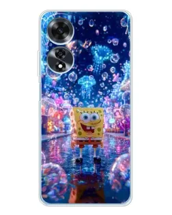 Чехол для OPPO A60 с картинкой «Неоновый океан»