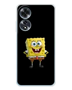 Чехол для OPPO A60 с картинкой «Классический Губка Боб»