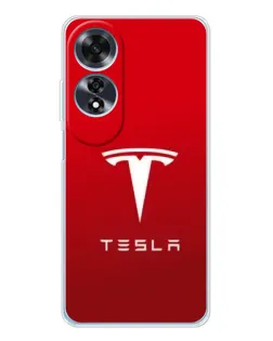 Чехол для OPPO A60 с картинкой «Tesla Red Classic»