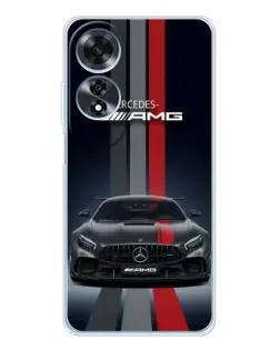 Чехол для OPPO A60 с картинкой «Mercedes — белый карбон» Чехол для OPPO A60 с картинкой «Mercedes — белый карбон»