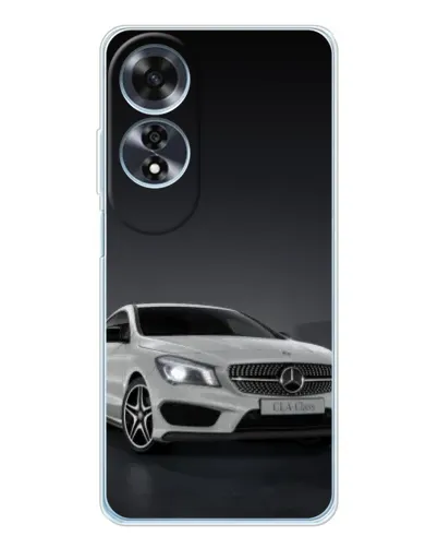 Чехол для OPPO A60 с картинкой «Mercedes AMG GT Silver»