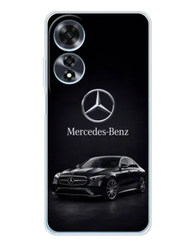 Чехол для OPPO A60 с картинкой «Mercedes — решетка радиатора»