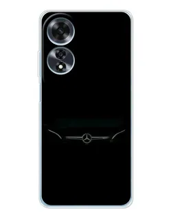 Чехол для OPPO A60 с картинкой «Mercedes Stealth Look»