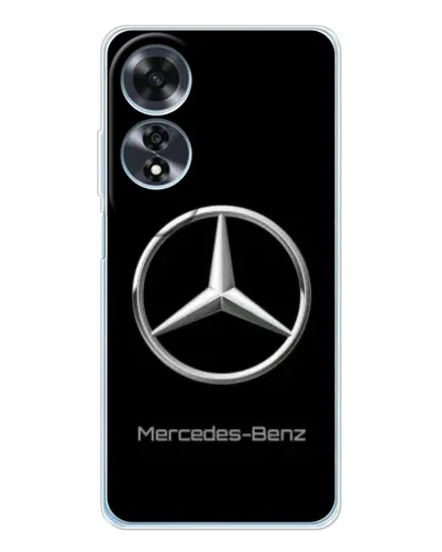 Чехол для OPPO A60 с картинкой «Mercedes Silver Logo»