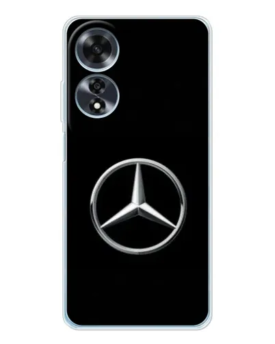 Чехол для OPPO A60 с картинкой «Mercedes классический лого»