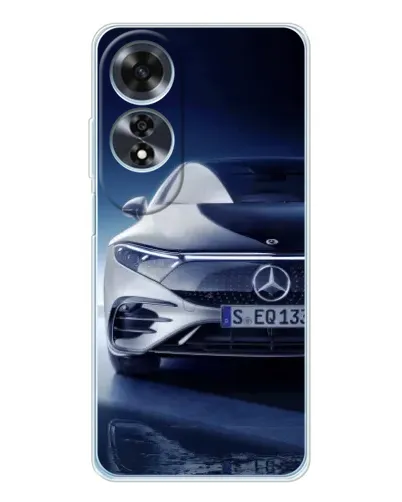 Чехол для OPPO A60 с картинкой «Mercedes EQ — будущее»