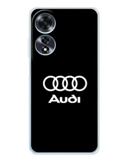 Чехол для OPPO A60 с картинкой «Классическое лого Audi»