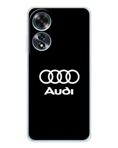 Чехол для OPPO A60 с картинкой «Классическое лого Audi»