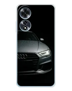 Чехол для OPPO A60 с картинкой «Audi — детализация кузова»
