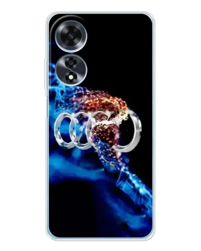 Чехол для OPPO A60 с картинкой «Энергия лого Audi»