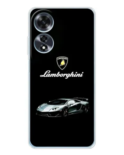 Чехол для OPPO A60 с картинкой «Логотип Lamborghini классика»