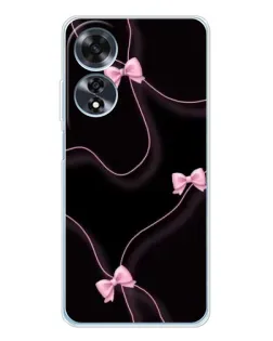 Чехол для OPPO A60 с картинкой «Розовые ленты»