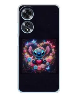 Чохол для OPPO A60 з картинкою «Stitch у квітах» Чохол для OPPO A60 з картинкою «Stitch у квітах»