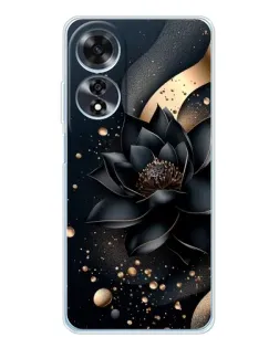 Чехол для OPPO A60 с картинкой «Черный лотос»