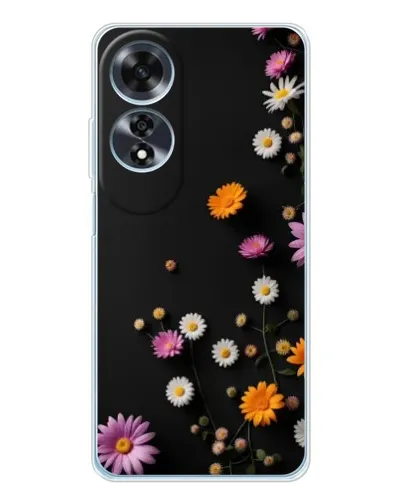 Чехол для OPPO A60 с картинкой «Цветочная композиция»