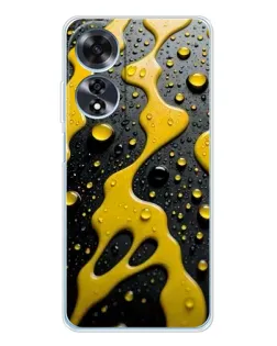 Чехол для OPPO A60 с картинкой «Жидкое желтое золото» Чехол для OPPO A60 с картинкой «Жидкое желтое золото»
