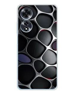 Чехол для OPPO A60 с картинкой «Объемная темная решетка» Чехол для OPPO A60 с картинкой «Объемная темная решетка»