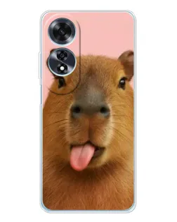 Чохол для OPPO A60 з картинкою «Капібара з язиком» Чохол для OPPO A60 з картинкою «Капібара з язиком»