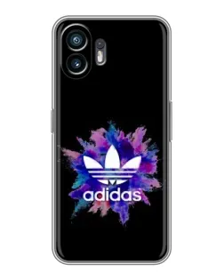 Чехол для OPPO A6k с картинкой «Взрыв красок Adidas»