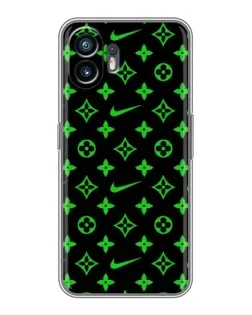 Чехол для OPPO A6k с картинкой «Неоновый принт LV»