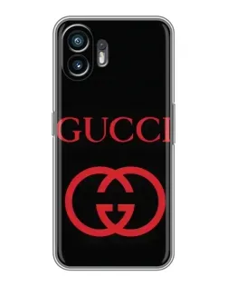 Чехол для OPPO A6k с картинкой «Gucci — красный логотип»