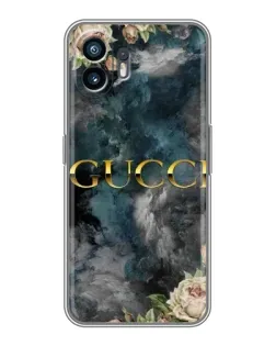 Чехол для OPPO A6k с картинкой «Абстрактные цветы Gucci»