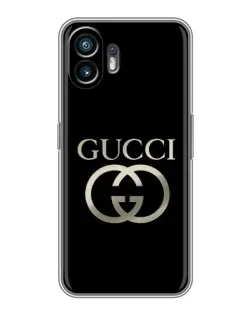 Чехол для OPPO A6k с картинкой «Gucci — золото на черном»