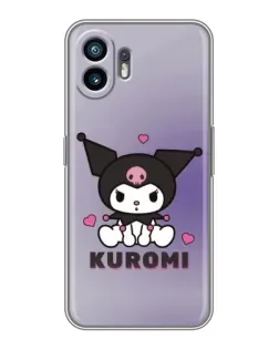 Чохол для OPPO A6k з картинкою «Kuromi — фіолетовий арт»