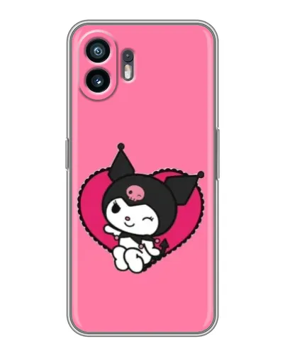Чохол для OPPO A6k з картинкою «Kuromi — любов у серці»